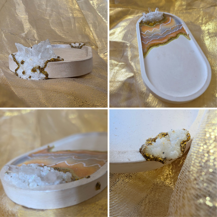 Luxe Geode Trinket Holder